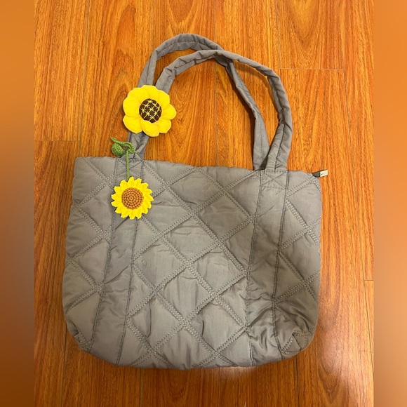 Tote bag. Grey . New . Shoulder bag - Picture 4 of 4